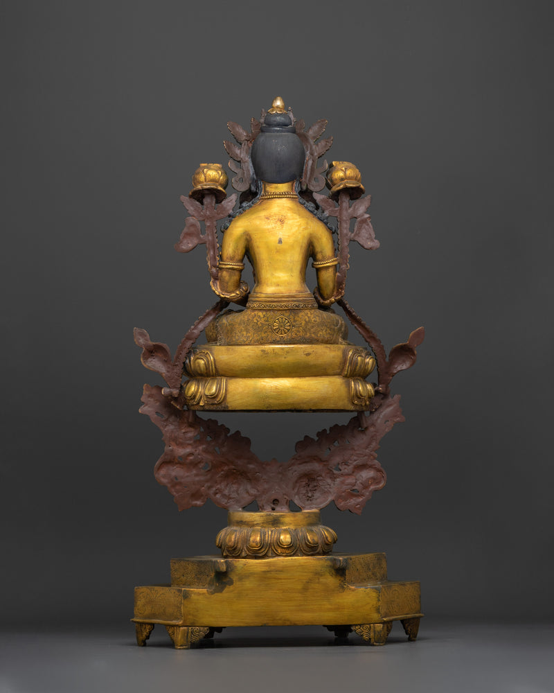 Serene Shakyamuni Buddha Statue | 29.9 Inches Enlightened Buddha