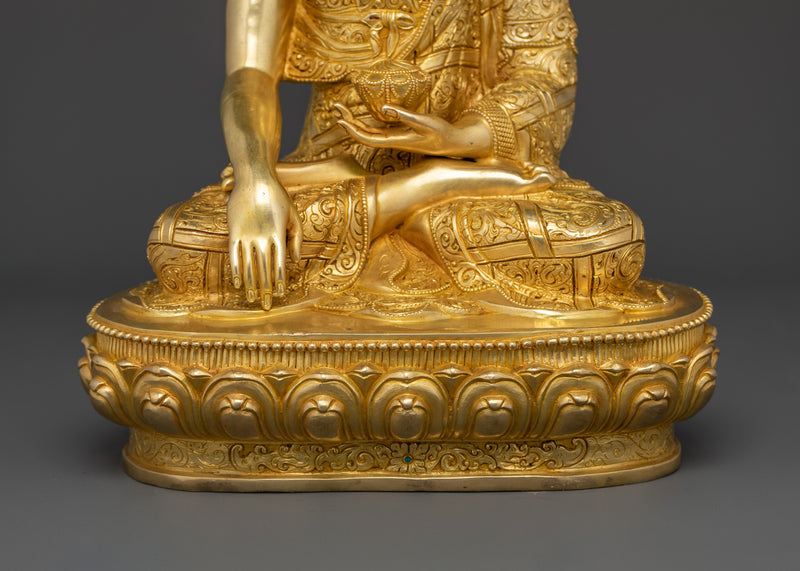 Tibetan Dharma Teacher Shakyamuni Buddha Statue | Enlightened Buddha