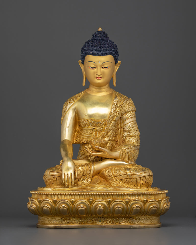 Tibetan Dharma Teacher Shakyamuni Buddha Statue | Enlightened Buddha