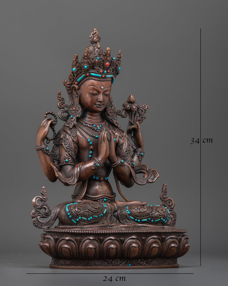 chenrezig-buddhist-copper-statue