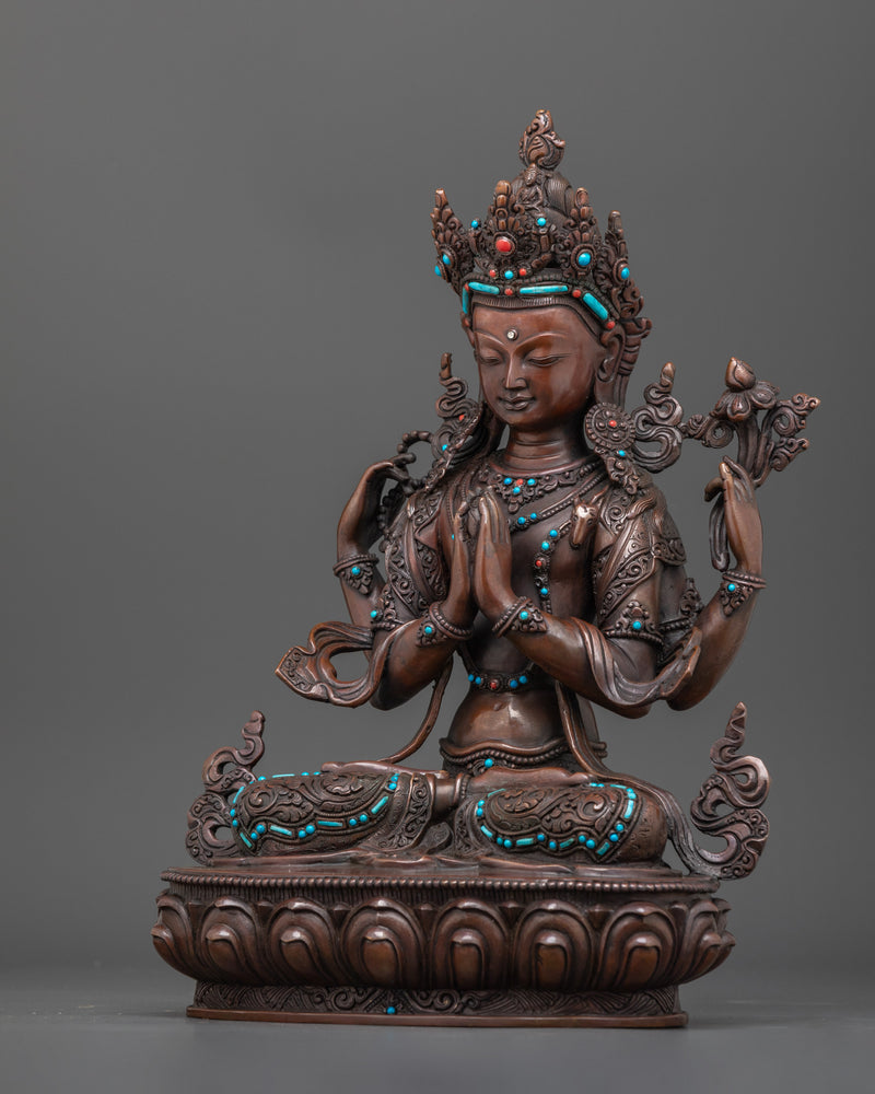 chenrezig-buddhist-copper-statue