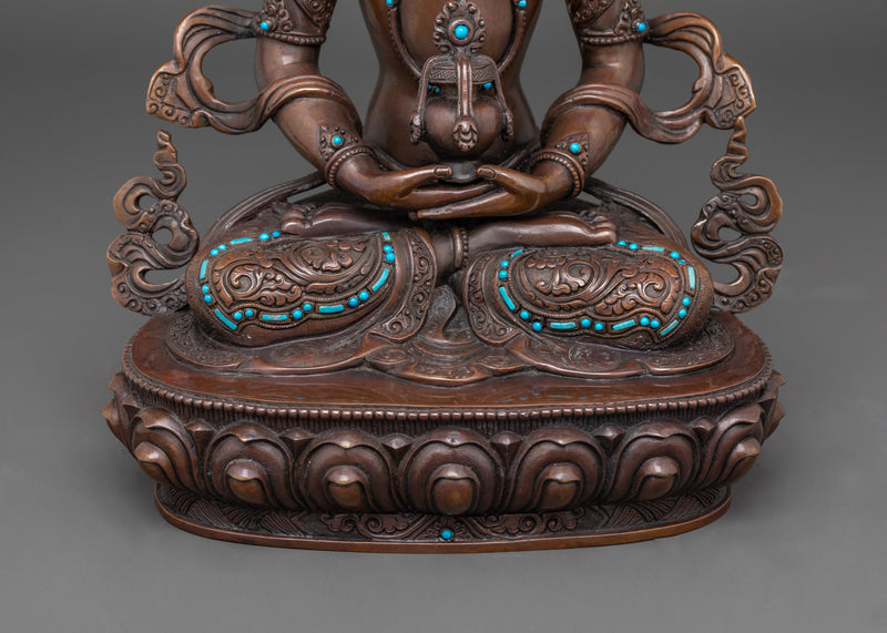 Long Life Deity Amitayus Statue | Spiritual Bodhisattva