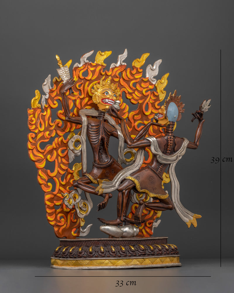 Handcrafted Chittipati Statue | The Lord of the Cremation Grounds