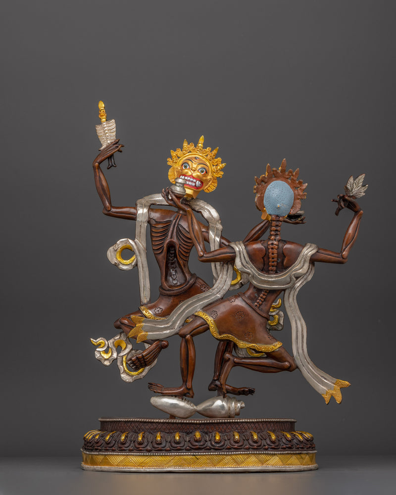 Handcrafted Chittipati Statue | The Lord of the Cremation Grounds