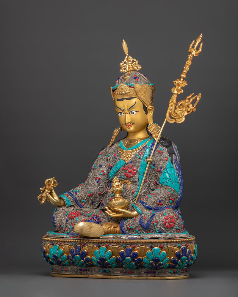 The Great Master Guru Rinpoche Statue | Protector of Tibetan Buddhism