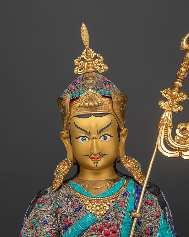 The Great Master Guru Rinpoche Statue | Protector of Tibetan Buddhism