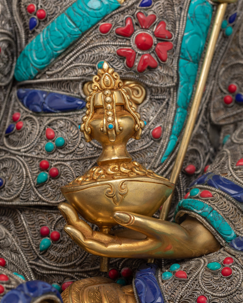 The Great Master Guru Rinpoche Statue | Protector of Tibetan Buddhism