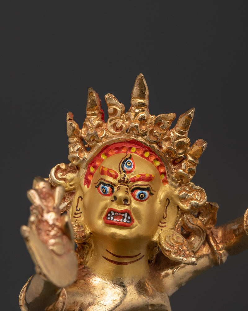 Vajrakilaya Wrathful Yidam Figurine | Destroyer of Obstacles and Ignorance