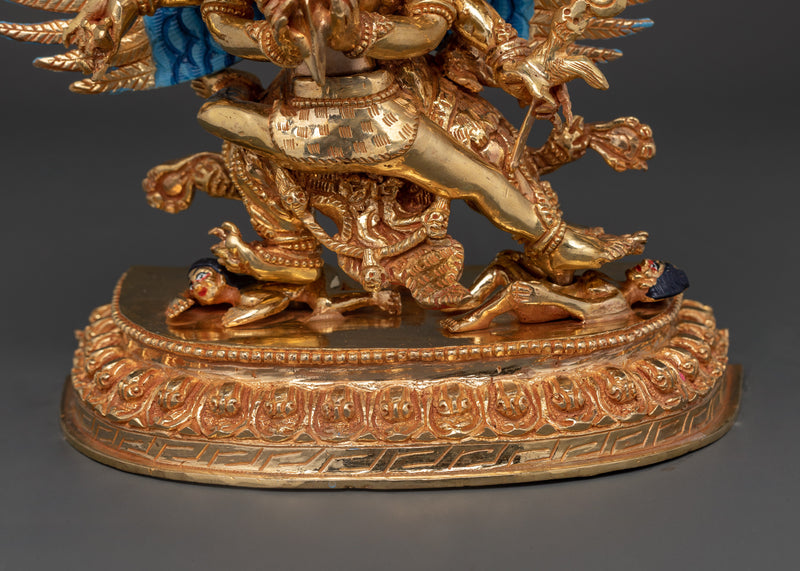 Vajrakilaya Wrathful Yidam Figurine | Destroyer of Obstacles and Ignorance