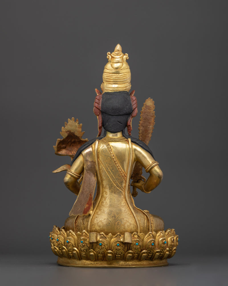 Broken Vows Purifier Akasagarbha Bodhisattva Statue | Enlightened Compassionate Deity