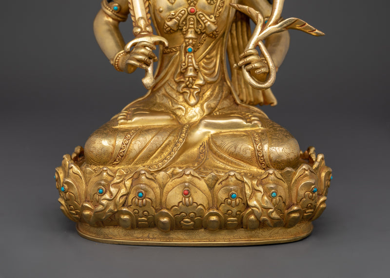 Broken Vows Purifier Akasagarbha Bodhisattva Statue | Enlightened Compassionate Deity