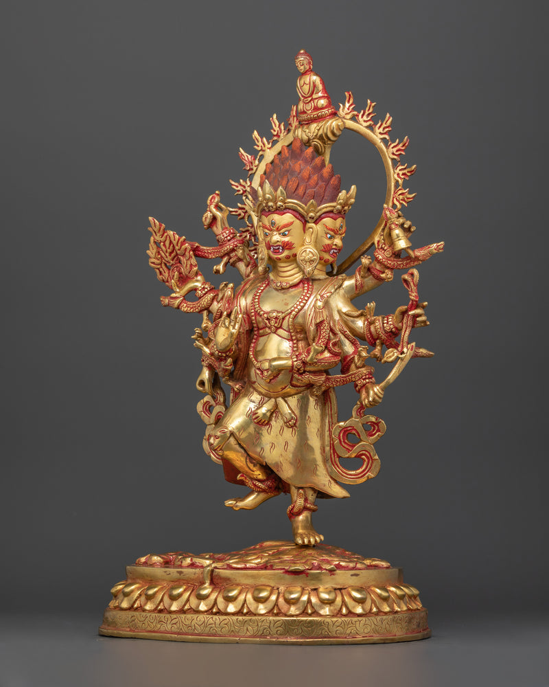 Vajra Krodha Mahabala La Uchusma Statue | Dharma Protecor Deity