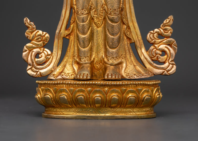 Wise Manjushri – The Bodhisattva of Wisdom Statue | Symbol of Insight and Knowledge