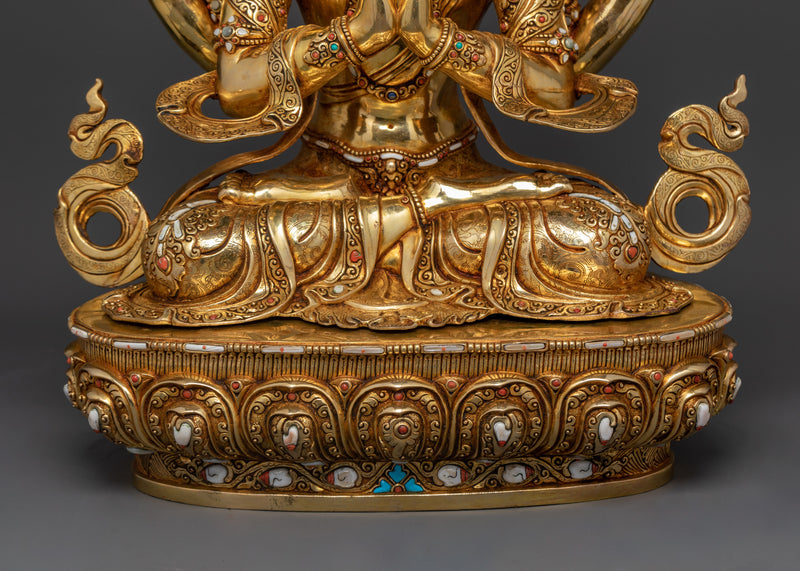 Compassion Avalokiteshvara Chenrezig Statue | Embodiment of Infinite Sympathy