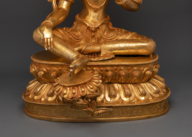 Mother Green Tara Devi Statue | The Goddess of Compassion and Protection