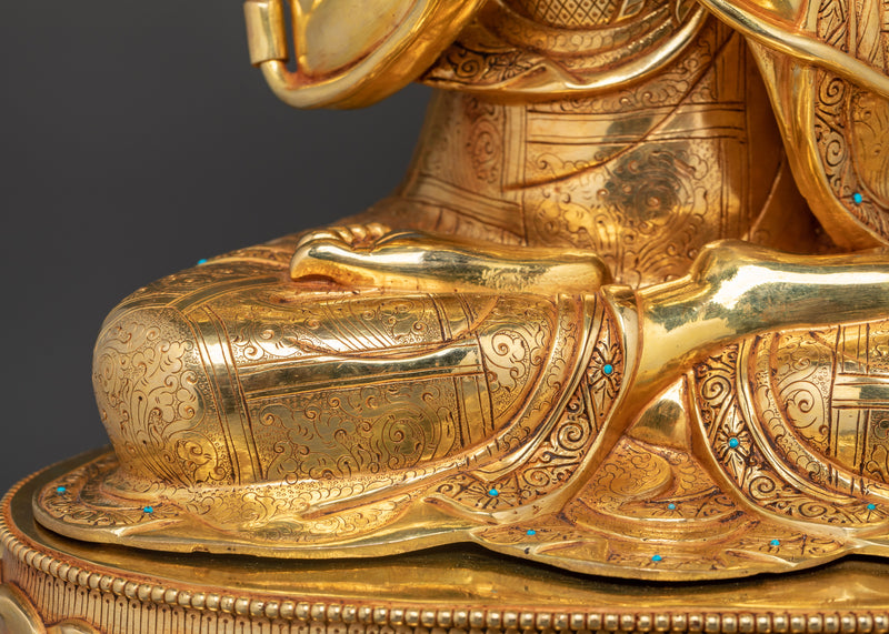 Tsongkhapa Enlightened Master Statue | Founder of Gelu Tibetan Buddhism School