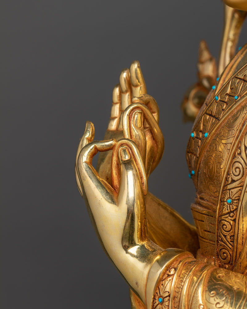 Tsongkhapa Enlightened Master Statue | Founder of Gelu Tibetan Buddhism School