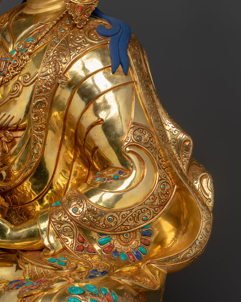 Semi-Wrathful Guru Rinpoche Figurine | Embodiment of Divine Power and Protection