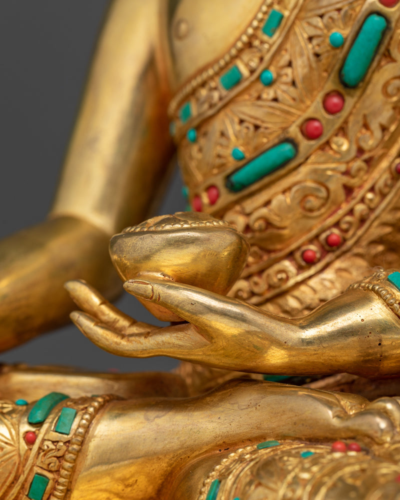 Shakyamuni Buddha in Vajrasana Posture | Symbol of Enlightenment and Inner Peace