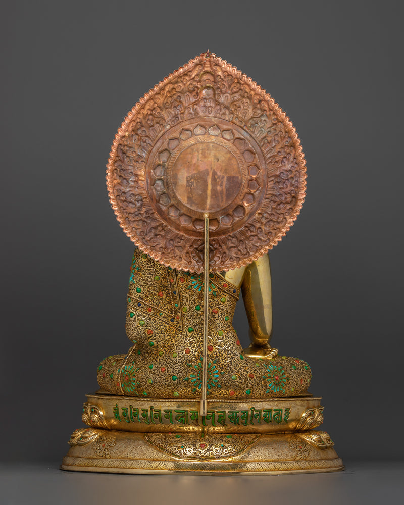 24K Gold Gilded Shakyamuni Buddha | The Majestic Embodiment of Enlightenment