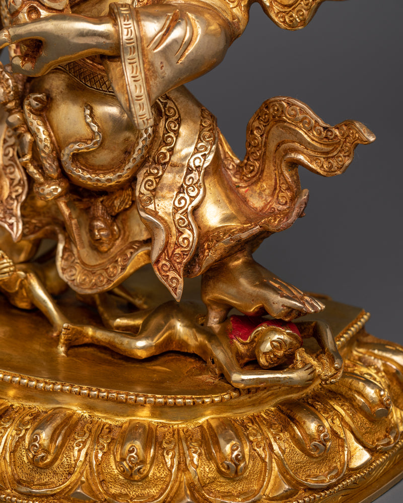 Bernakchen Mahakala Statue | Handcrafted Wrathful Deity