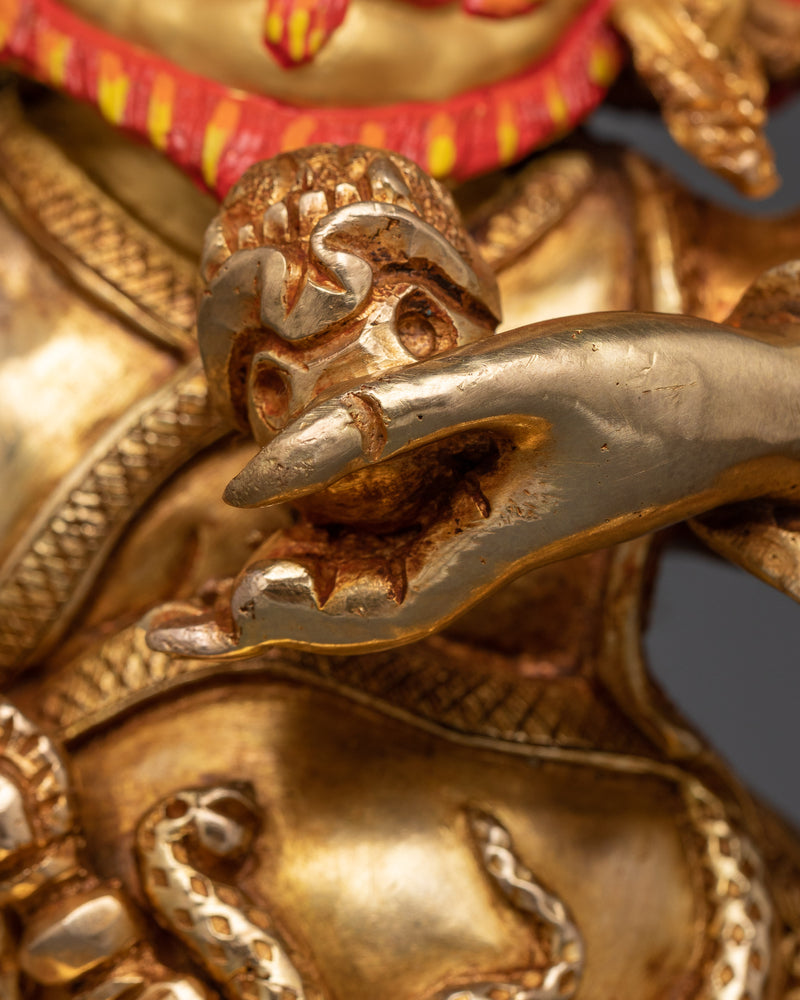 Bernakchen Mahakala Statue | Handcrafted Wrathful Deity