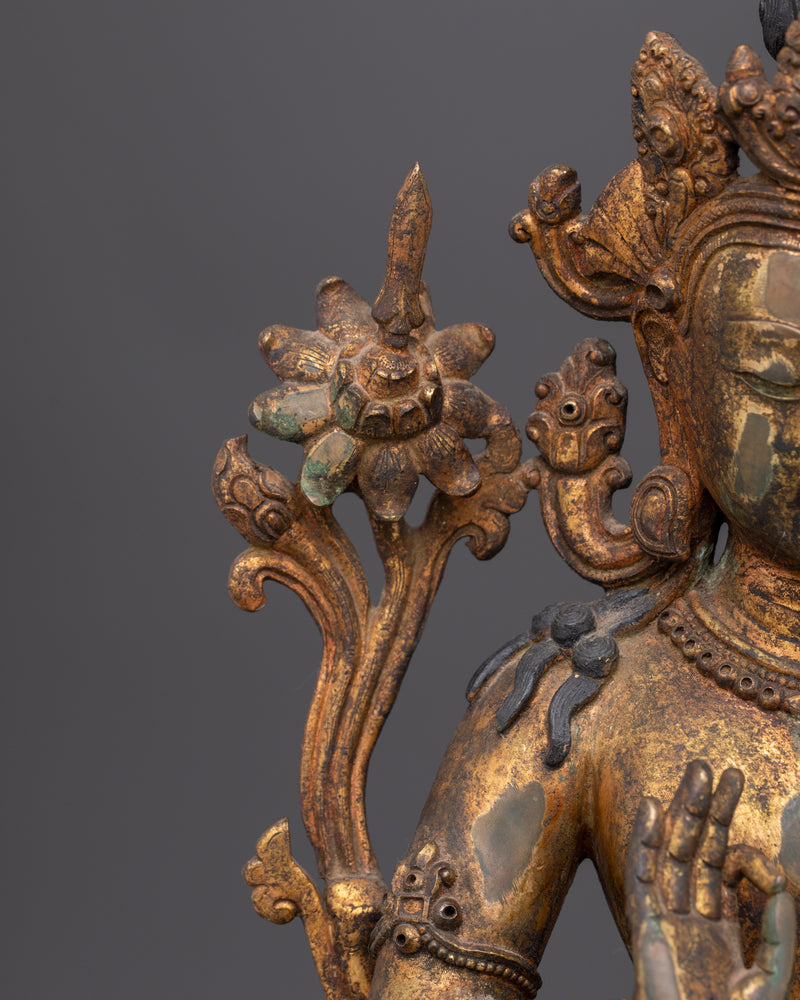 Manjushri Buddha of Wisdom Statue | Traditional Knowledge Buddha