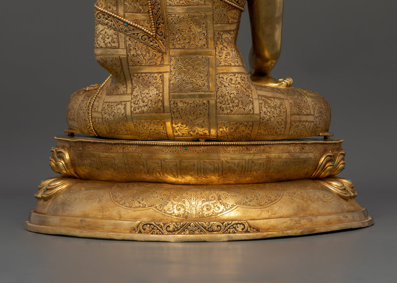 Statue of the Buddha Shakyamuni | Tibetan Buddhist Sculpture