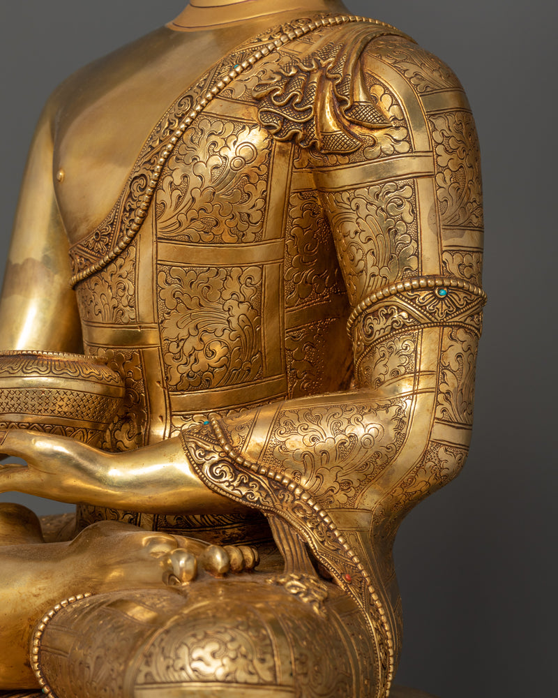 Statue of the Buddha Shakyamuni | Tibetan Buddhist Sculpture