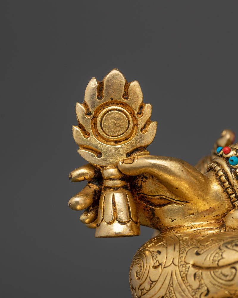 Usnisa Sitatapatra Statue | 24K Gold Gilded Dukar