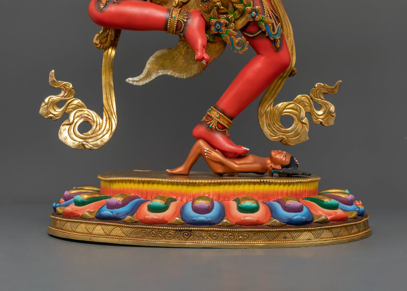 Red Goddess Kurukulla | Handcrafted Tibetan Art