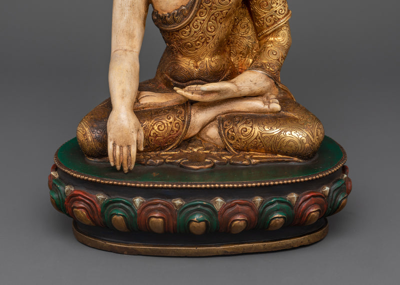 Antique Buddha Shakyamuni Statue | Spiritual Dharma Buddha