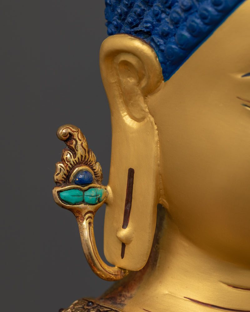 Maitreya Buddha of the Future Statue | Spiritual Sculpture in Dharmachakra mudra