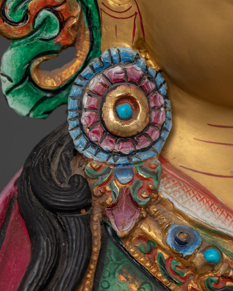 Pasmasambhava Precious Guru Statue | Traditional Tibetan Sculpture