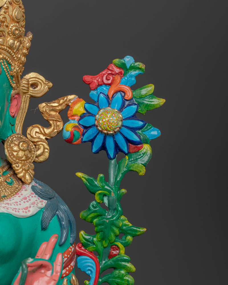 Savior Green Tara Statue | The Compassionate Saviouress