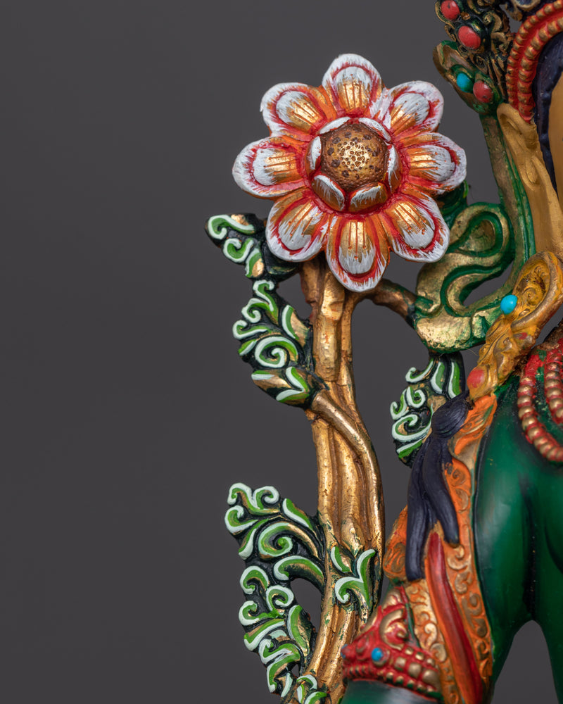 Meditation Green Tara Statue | Dharma Buddha Tara