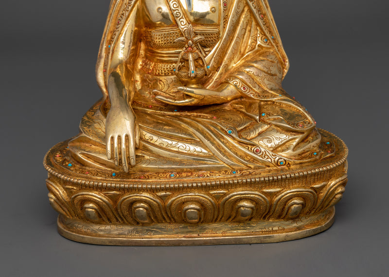 Zhabdrung Rinpoche Guru Statue | 24K Gold Gilded Rinpoche