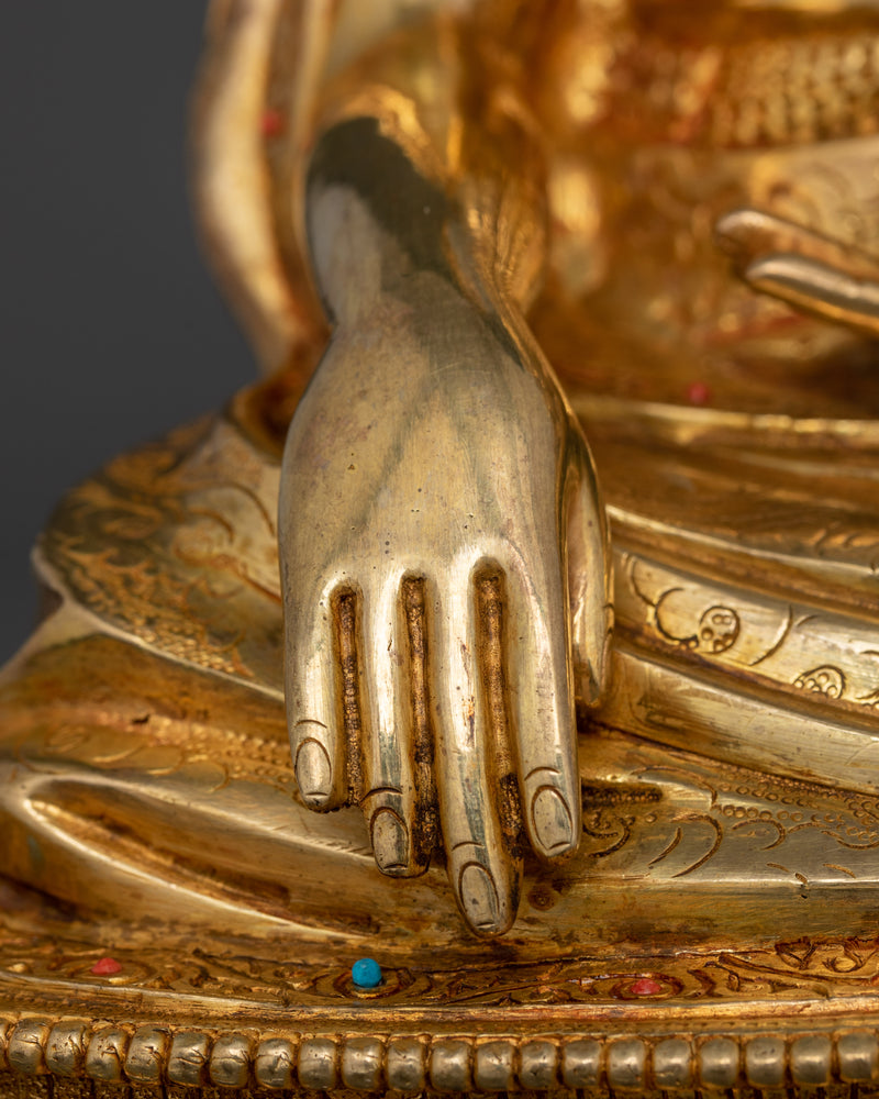 Zhabdrung Rinpoche Guru Statue | 24K Gold Gilded Rinpoche