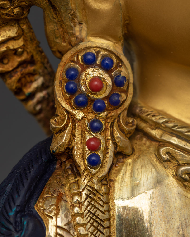 Maitreya Buddha To Be Statue | 24K Gold Gilded Serenity