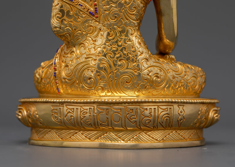 Shakyamuni Buddha Sacred Deity | 24K Gold Gilded Glory