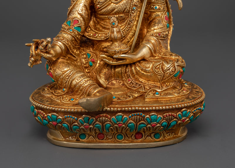 Lotus Buddha Statue of Guru Rinpoche | Sacred Second Buddha