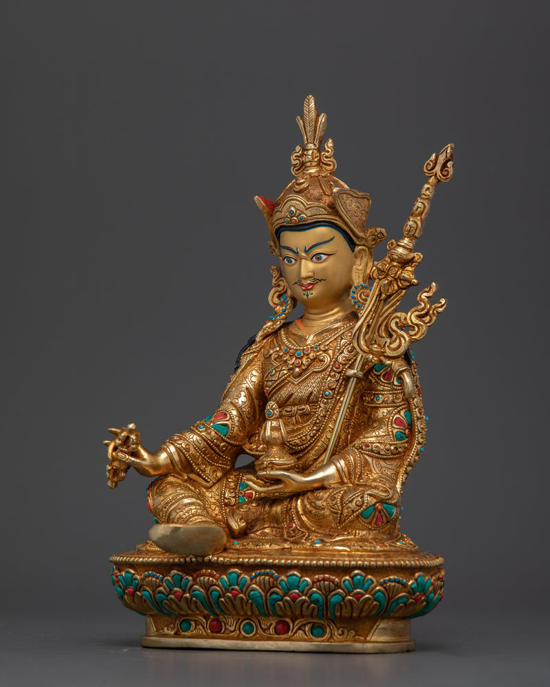 Lotus Buddha Statue of Guru Rinpoche | Sacred Second Buddha