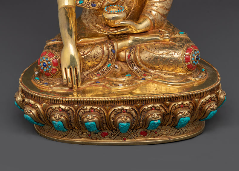 Lord Shakyamuni Buddha Prayer Statue | Ideal for Prayer, Meditation, and Mindfulness