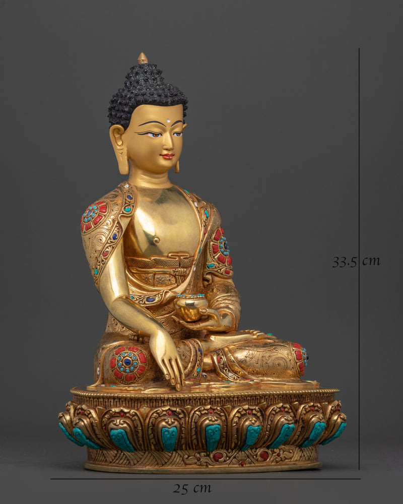 Lord Shakyamuni Buddha Prayer Statue