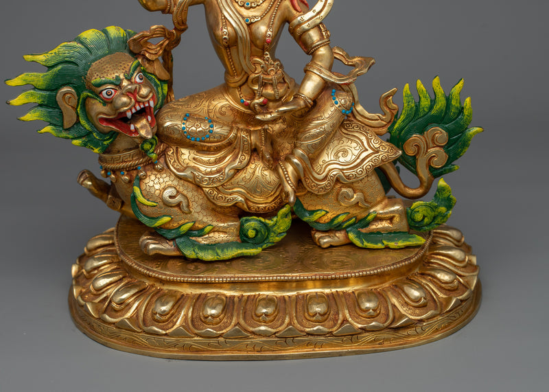 Tibetan Goddess Tashi Tseringma Statue | Protectress of Dharma and Guardian of Practitioners