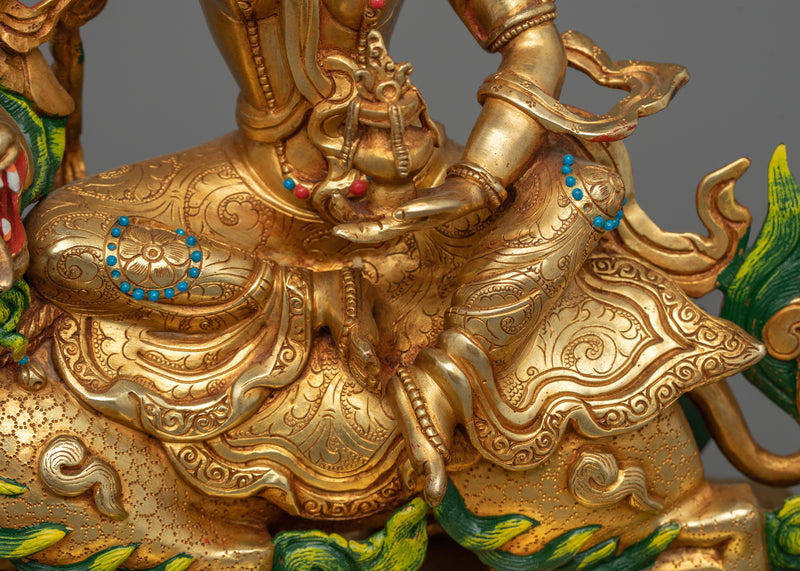 Tibetan Goddess Tashi Tseringma Statue | Protectress of Dharma and Guardian of Practitioners