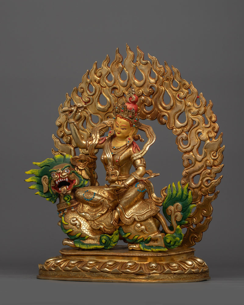 Tibetan Goddess Tashi Tseringma Statue | Protectress of Dharma and Guardian of Practitioners