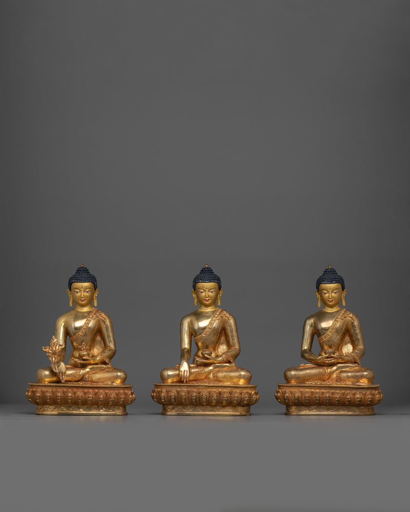 The Three Buddha Set Statues