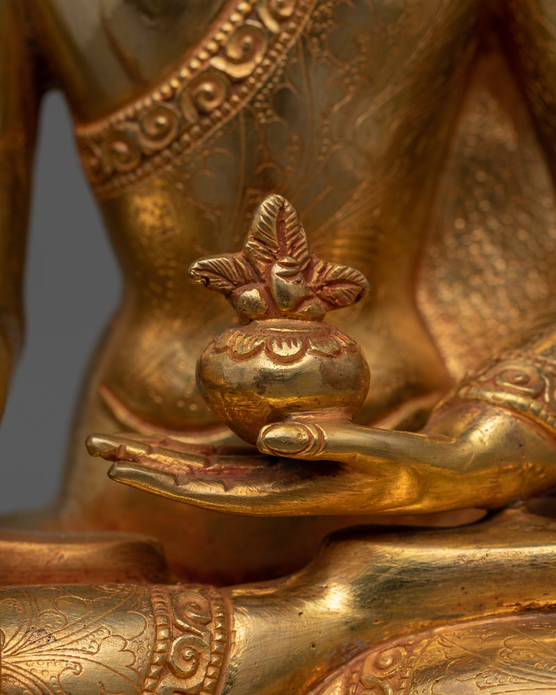 The Three Buddha Set Statues | Medicine, Shakyamuni, and Amitabha for Spiritual Practice