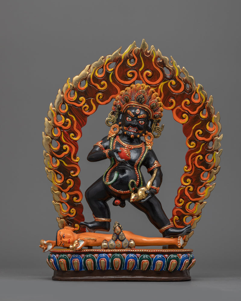 Black Dzambhala Sadhana Statue